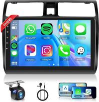 Rimoody 4+64G Wireless Carplay Android automobilinis radijas Suzuki Swift 2003-2010 10 colių HD automobilinis radijas su Android Car GPS Mirror Link Bluetooth FM/RDS/DAB/DVR/EQ/USB vairo valdymas atbuline eiga