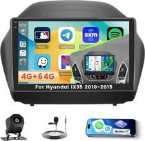 Roinvou 4+64G Android 15 Autoradio für Hyundai IX35 2010-2015 mit Carplay Android Auto, 10 Zoll Auto Radio Incell Touchscreen mit GPS Bluetooth EQ WiFi RDS FM SWC MIC Rückfahrkamera