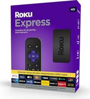 Roku Express | HD srautinės medijos grotuvas | Veikia tik Vokietijoje | Lengva sąranka naudojant pridedamą HDMI kabelį | 1080p, 720p iki 60 kadrų per sekundę