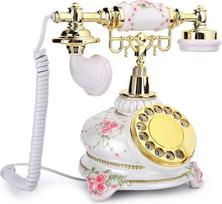 Rotacinis telefonas, senovinis ragelis, fiksuotojo ryšio telefonas, senovinis telefonas, laidinis retro fiksuotojo ryšio telefonas namams, galima perrinkti ir pasukti ciferblatus