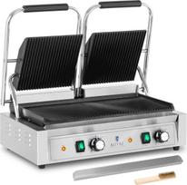 Royal Catering Dvipusės rievėtos kontaktinės grotelės 3600 W