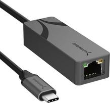 SABRENT USB C eterneto adapteris 2,5Gb/s RJ45, USB-C ir 2500Mb/s LAN eterneto adapteris, aliumininis nešiojamasis tinklo adapteris, suderinamas su "MacBook", "iPad", "Windows" ir kt. (NT-25GA)