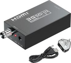 SDI į HDMI keitiklis, 1080P HD-SDI/3G-SDI/SD-SDI į HDMI vaizdo garso keitiklis, BNC į HDMI adapteris SDI kameros monitoriaus projektoriui
