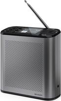 SHARP DR-P530(GY) Osaka nešiojamasis skaitmeninis radijas - DAB+/FM, "Bluetooth 5.3", "BestTune", 120 stočių atmintis, USB-C įkrovimas, 15 valandų baterijos veikimo laikas, 2,4 colio spalvotas ekranas - audringai pilkas