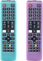 Silikon-Fernbedienung für Samsung Smart TV AA59-00786A BN59-01315B AA59-00741A BN59-01199F Fernbedienung, waschbar, rutschfest, mit Anti-Verlust-Umhängeband, 2 Stück
