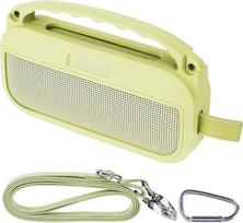 Silikoninis dėklas "Bose SoundLink Flex" nešiojamajai kolonėlei (2 kartos) / "Bose SoundLink Flex" kolonėlei, su karabinu ir dirželiu per petį
