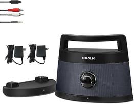 SIMOLIO 621D Plus belaidis garsiakalbis televizoriui su kino ir aiškaus dialogo režimais, televizoriaus balso stiprinimo garsiakalbis, "Bluetooth" senjorams, be vėlavimo, TV ir "Bluetooth" režimas, 50 m