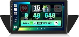 SIXWIN 8 branduolių 4+64G Android 15 automobilinis radijas BMW X1 E84 (2009-2015) su Carplay Android Car, 1280 x 720, 9 colių jutiklinis ekranas su DSP GPS WiFi Bluetooth 5.0 FM RDS radijas USB Mirror Link + 32 juostų ekvalaizeris