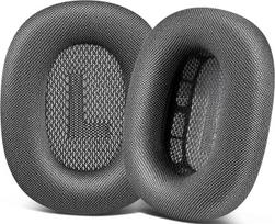 SOPROM ausų pagalvėlės, skirtos "Airpods Max" ausinėms, ausų pagalvėlės su patvariu tinkleliu ir minkštomis putomis - kosminės pilkos spalvos