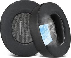 SOULWIT aušinamojo gelio pakaitiniai ausų įdėklai Steelseries Arctis Nova Pro Wired, Nova 1/1X/1P/3/3/3P/3X/4/7/7X/7P ausinėms, pakaitiniai triukšmo izoliacijos putų įdėklai, ypač stori