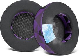 SOULWIT aušinančio gelio pakaitiniai ausų įdėklai "Corsair Virtuoso RGB Wireless XT SE" žaidimų ausinėms, ausų įdėklai su triukšmo izoliacija, ypač stori