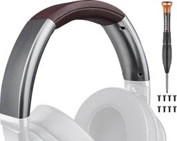 SOULWIT baltyminės odos ausinių dangtelis + šoninio skydelio slankiklis, "Sony MDR-1ABT" (1ABT MDR1ABT) ausinių atsarginės dalys, pakaitinė ausinių galvos apdangalo remonto dalis