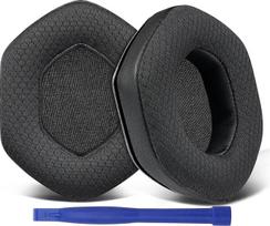 SOULWIT Ersatz Ohrpolster für V-Moda Crossfade 1/2/3 Wireless, M-100/M-100 Master, LP2/LP Kopfhörer, Ersatzpolster Polster mit Strapazierfähigem Netzgewebe und hochdichtem Schaumstoff