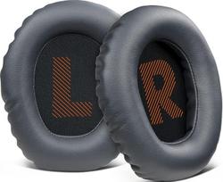 SOULWIT Profesionalūs pakaitiniai ausinių įklotai JBL Quantum 100/100X/100P/100M2 (Q100/Q100X/Q100P/Q100M2), Quantum 350 (Q350) ausinėms, minkšti baltyminės odos įklotai