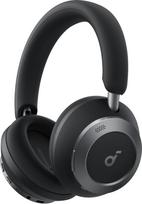 soundcore by Anker Space One Pro belaidės ausinės, prisitaikančios aktyvaus triukšmo slopinimo funkcijos, 6 mikroschemos, sulankstomos, patogios, 60 val. baterija, be nuostolių, greitas įkrovimas, Hi-Res Wireless Audio LDAC