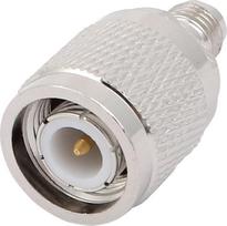 sourcingmap® TNC vyriškos ir SMA moteriškos šakutės M/F RF adapterio koaksialinė jungtis Sidabrinis tonas