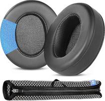 SRH440A Pakaitiniai ausų kilimėliai, suderinami su "Shure" SRH440 SRH440A SRH 440 SRH840 SRH940 ausinėmis Ausų kilimėliai Galvutės juosta Apvalkalas Pagalvėlė Baltyminė oda Juoda