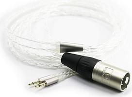 Subalansuotas HiFi kabelis su 4 kontaktų XLR jungtimi, suderinamas su "Monolith" M1060 M1060C M565 M565 ausinėmis Pasidabruotas garso atnaujinimo kabelis