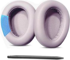 TaiZiChangQin JBuds Lux pakaitinės ausų pagalvėlės, suderinamos su JLAB JBuds Lux ANC belaidėmis ausinėmis Proteino odos ausų pagalvėlės Memory Foam Mauve