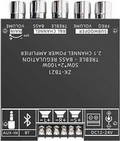 TB21 50WX2 "Bluetooth 5.0" žemų dažnių garsiakalbio kortelė + 100 W stiprintuvo kortelė Garso stereofoninis 2.1 kanalo žemų dažnių stiprintuvas