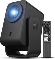 TCL C1 Beamer 4K-kompatibilus, oficialus "Google TV" (APV/Netflix/Disney), Smart Beamer 1080P Full HD, Autofokus/Keystone/Dolby 8W/WLAN/Bluetooth, 285° Drehbar, für Handy, TV, Heimkino, Decke Projektion