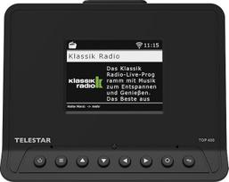TELESTAR TOP 400 - "HiFi" adapteris (adapteris internetiniam radijui, DAB+, srautinio perdavimo paslaugoms, "Bluetooth" garso srautiniam perdavimui, USB įrašymui) - juodas