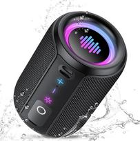 Tiksounds Bluetooth garso kolonėlė, maža muzikinė kolonėlė Bluetooth 5.4, 15W Kraftvoller Bass, su 12 stunden Akkulaufzeit, TWS Stereo-Surround, IPX7 Wasserdicht, Lauko garso kolonėlė sportui, vakarėliams ir renginiams