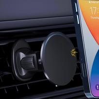Tinka "MagSafe" automobiliniam laikikliui - [patobulintas magnetinis laikiklis] Magnetinis telefono laikiklis oro ventiliacijos angoje, TD200 stiprus laikiklis "iPhone 16/15/14/13/12" serijai, plonas dizainas
