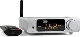 TOPPING DX3 Pro + ausinių stiprintuvas XMOS XU208 Bluetooth LDAC garso dekoderis USB/optinis/koaksialinis HiFi DAC DSD512 32 Bit/768kHz ES9038Q2M stiprintuvas DX3 Pro Plus (sidabrinis)