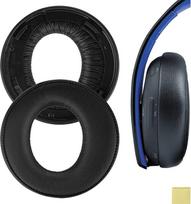 Trečiosios kartos "Sony" PS4 / PS3 / PSV belaidės "Bluetooth" auksinės ausinės keičiamos ausų pagalvėlės / ausų pagalvėlės / ausų kaušeliai / ausų dangteliai / ausų pagalvėlių remonto dalys (juodos spalvos)