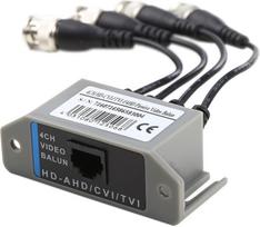 UHPPOTE 4CH HD pasyvus vaizdo balionas Transceiver BNC į UTP RJ45 CCTV per susuktas poras