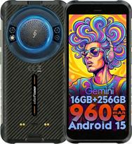 Ulefone RugKing Lauko išmanusis telefonas su Android 15, 16GB + 256GB/2TB, 9600mAh IP68 ir IP69K statybvietės mobilusis telefonas, 50MP kamera, 128dB garsiakalbis, 5,99 colių ekranas, lauko mobilusis telefonas su dirbtiniu intelektu, 4G Dual SIM | 256GB,