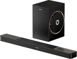 ULTIMEA Soundbar 3.1.2ch erdvinio garso sistema televizoriui su 6,5 colio žemų dažnių garsiakalbiu, garso juosta televizoriams su žemų dažnių garsiakalbiu namų kinui, BT 5.4, HDMI eARC, "Skywave F30 Boom
