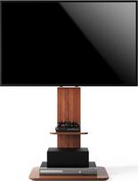 unho Medinis TV stovas Reguliuojamas aukščio TV stovas su lentyna Universalus 32 - 65 colių VESA 600 x 400 mm iki 40 kg