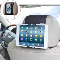 Universalus automobilio galvos atlošo laikiklis telefonams ir planšetiniams kompiuteriams/iPhone 6/6S/7 Plus/Huawei Mate 9/Samsung mobiliesiems telefonams, iPad 2/3/4, iPad Air/iPad Mini/iPad Pro 9,7 colių ir kt.
