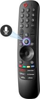 Universalus LG Voice Magic nuotolinio valdymo pultas MR23GN, suderinamas su 2023, 2022, 2021, 2020, 2019 m., visais LG Smart TV AN-MR23GA/23GN AN-MR22GA/22GN AN-MR21GA modeliais su rodyklės ir balso funkcija