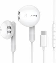 USB C ausinės "iPhone 16 15 Plus Pro Max iPad Pro" ausinės su USB C kabeliu, mikrofonu, garsumo valdymu, skirtos "Samsung S24 S23 S22 S21 S20 A53 A54" "Google Pixel" 8 7 6A 5 4 OnePlus 10 9