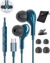 USB C ausinės "Samsung S24 S25 S26 S21 A54 A56 A16 5G iPhone 17 15 16 Pro Max Magnetinės ausinės su kabeliu USB C stereo USBC ausinės su mikrofonu "Samsung S23 S22 A55 A35 5G Ultra