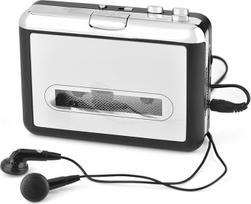 USB kasetės į CD keitiklis, USB kasetės į MP3 kompiuterio keitiklis su ausinėmis, konvertavimas į MP3 grotuvą arba įrašymas į CD