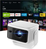 Vaizdo projektorius 30000 liumenų mini projektorius 4K 1080P automatinis pakreipimas 180° kampu Suderinamas su HDMI/TV atmintinėmis Nešiojamasis kompiuteris