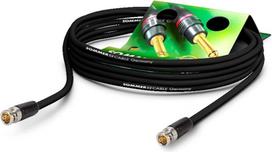 Vasaros koaksialinis kabelis su BNC 75Ω HD/3G/6G/12G-SDI / 4K-UHD SC-Vector 0.8/3.7 BNC/BNC NBNC75BLP9X Neutrik Black (40 m) Pagaminta Vokietijoje