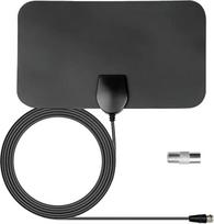 Vidinė TV antena TV antenos stiprintuvas su stipriu signalu 4K HD skaitmeninė TV antena su 200 km diapazonu "Freeview" televizijos vietinių kanalų priėmimui Palaiko visus televizorius