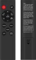 VINABTY Pakaitinis nuotolinio valdymo pultas, skirtas Saiyin Home Audio Soundbar garsiakalbiui DS6301, DS6302, DS6302L, DS6343S, DS6345S, DS6401D, DS6401D+, DS6401S, DS6445S, DS6541S, DS6551, DS6701, DS6403 DS6400 5