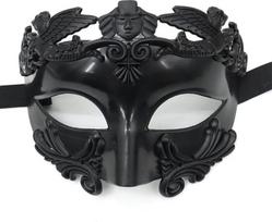 Vokowin maskarado kaukė vyrams, graikų romėnų venecijiečių kaukė Karnavalas kaukei, burleskos pokylis (K436-1)
