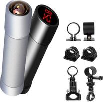 VSYSTO 4K Ultra HD motociklo "Dash Cam" šalmo kamera su IP67 vandeniui + naktinio matymo/WiFi/App - 170° platus kampas, kilpos įrašymas, G jutiklis ir temperatūros kontrolė slidinėjimo/dviračių/motociklų šalmui
