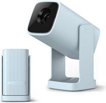 WANBO Cube 1 mini išmanusis projektorius "Android TV/Netflix/360° pasukamas, objektyvo apsauga, 200 ISO liumenų, 1080P palaikymas, elektrinis fokusavimas, "WiFi Bluetooth", namų kino lauko projektorius su 8 W garsiakalbiu
