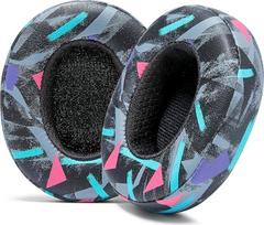 WC - "Wicked Cushions" pagamintos pakaitinės ausinių pagalvėlės "Skullcandy Hesh 3" ir "Crusher" ausinėms | Patikimumas, storis ir patogumas | 90-ųjų juoda