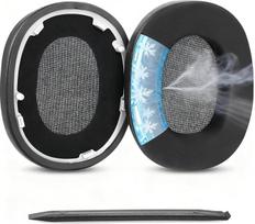 WH-1000XM6 Vėsinančio gelio ausų pagalvėlės keičiamos su "Sony" WH-1000XM6 ausinėmis "Earpads Enhanced Comfort Ice Silk Fabric Soundproofing Black