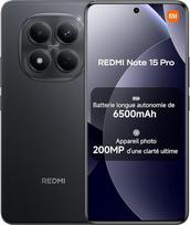 XIAOMI Redmi Note 15 Pro NFC išmanusis telefonas, 12 + 512GB, juoda spalva, IP65, AMOLED ekranas, "Android 15", "Mediatek Helio G200 Ultra" procesorius, 200 MP fotoaparatas, 6,77 colio, 45 W, be įkroviklio