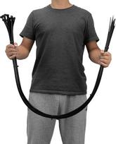 XINGO 20 Pack Black Cable Ties Heavy Duty Cable Ties 1500mm x 9mm Long with 80kg Tensile Strength UV Resistant Extra Long for Outdoor Use